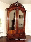 MCLOUGHLIN HOUSE ROSEWOOD WARDROBE